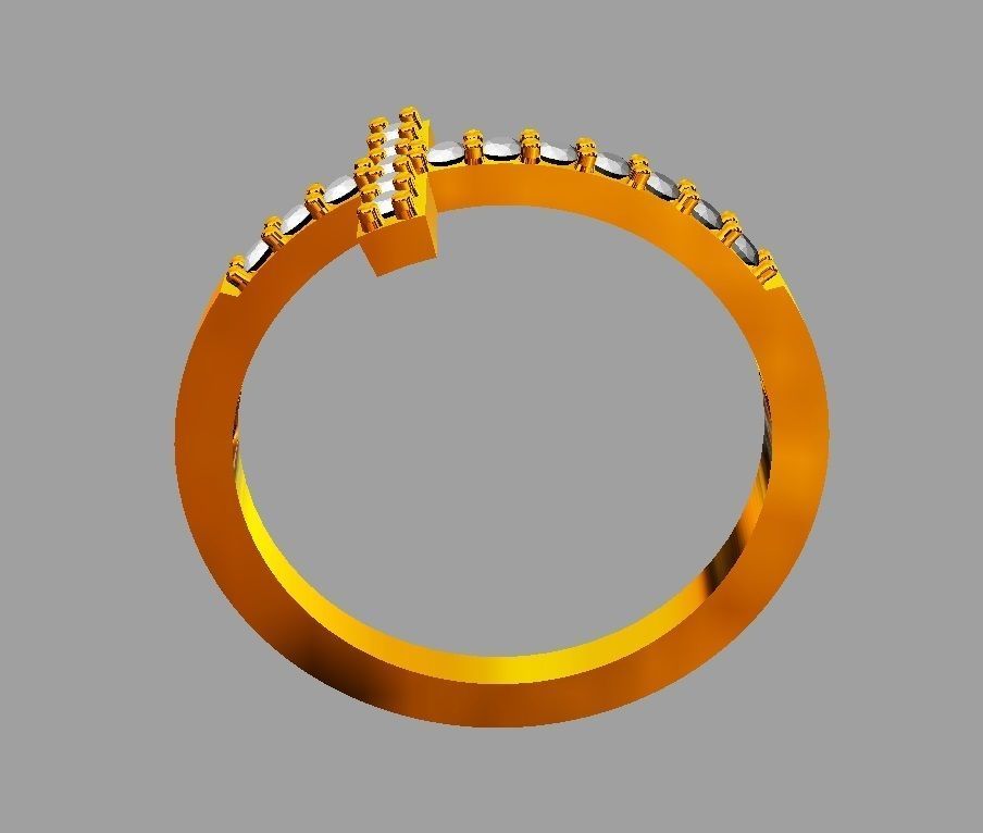 Cross Ring 3D print model_18