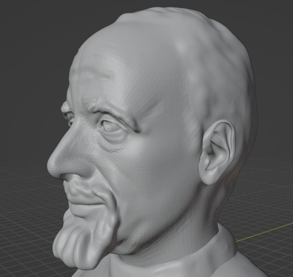 Paulo Coelho 3D print model_15