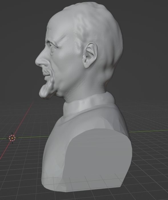 Paulo Coelho 3D print model_7