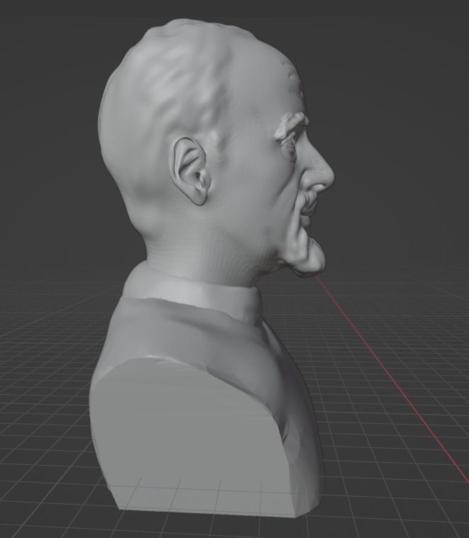 Paulo Coelho 3D print model_11
