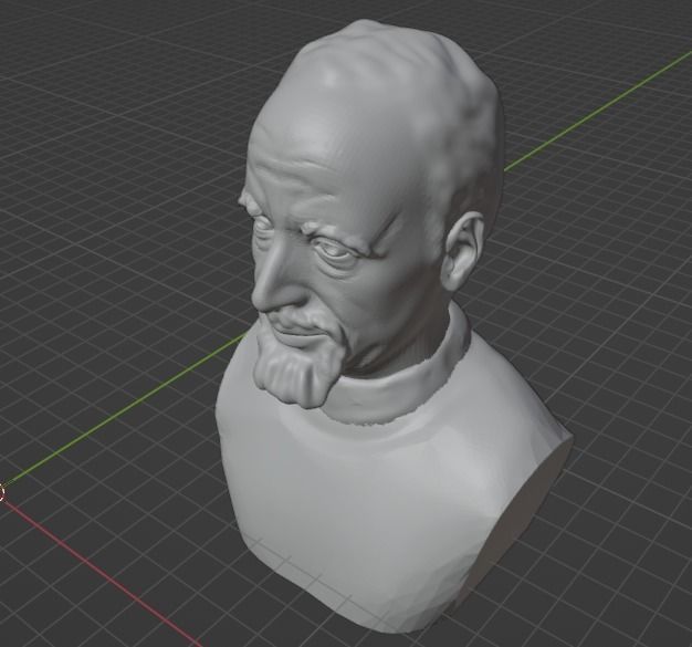 Paulo Coelho 3D print model_13