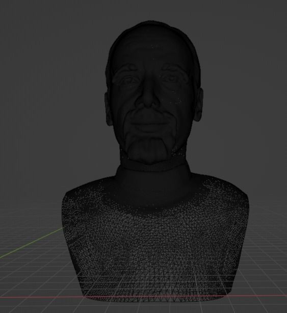 Paulo Coelho 3D print model_2