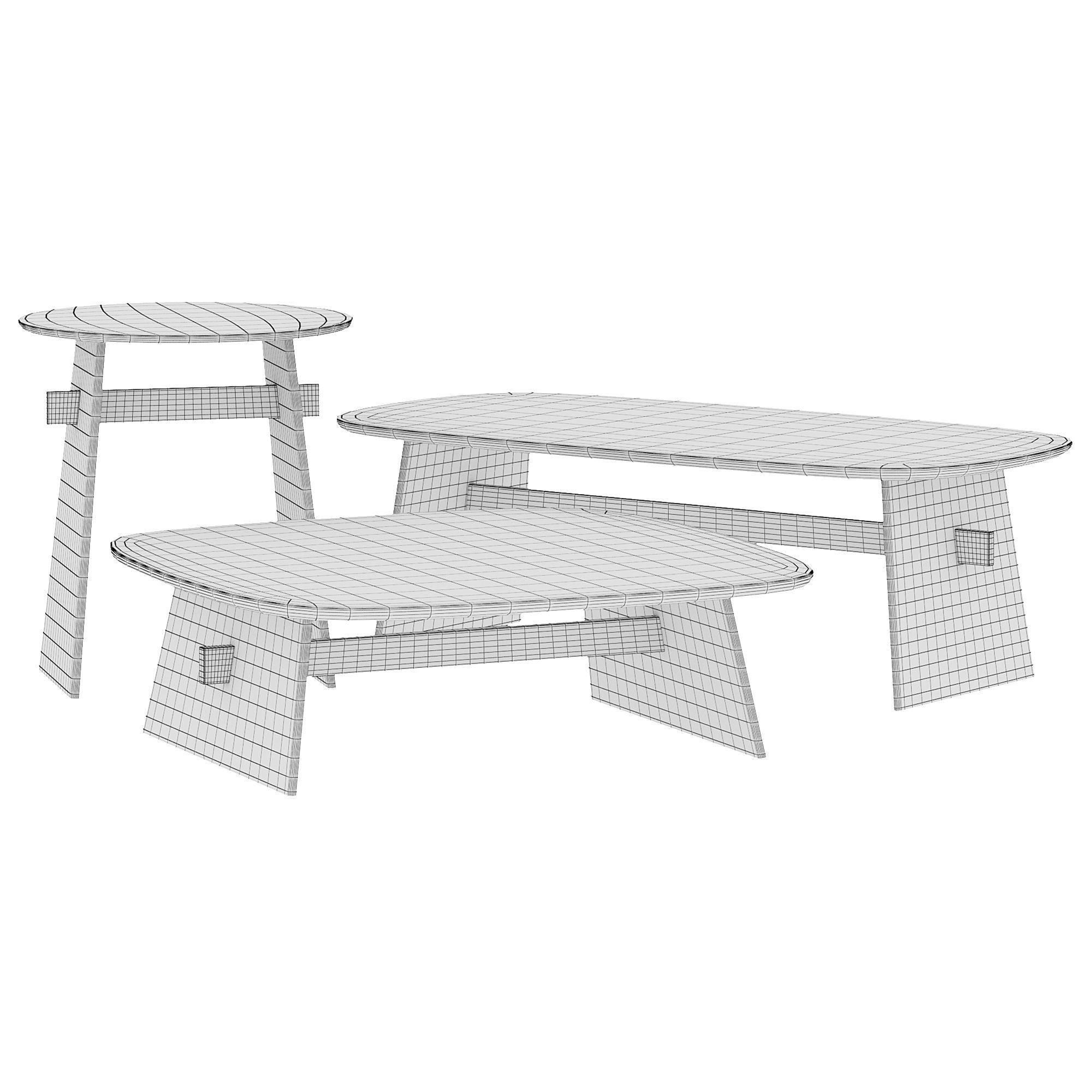 Adam table by natuzzi 3D model_3