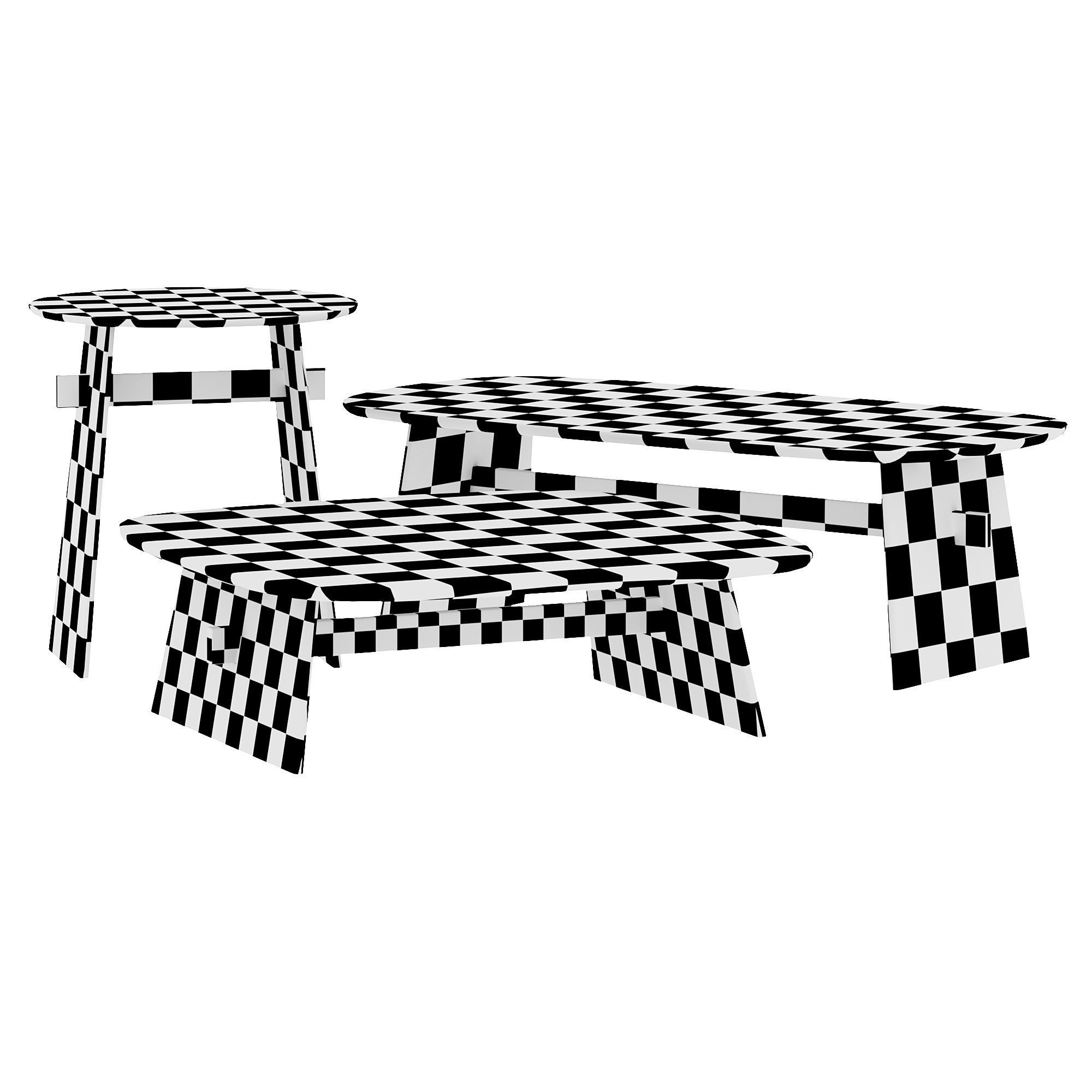 Adam table by natuzzi 3D model_4