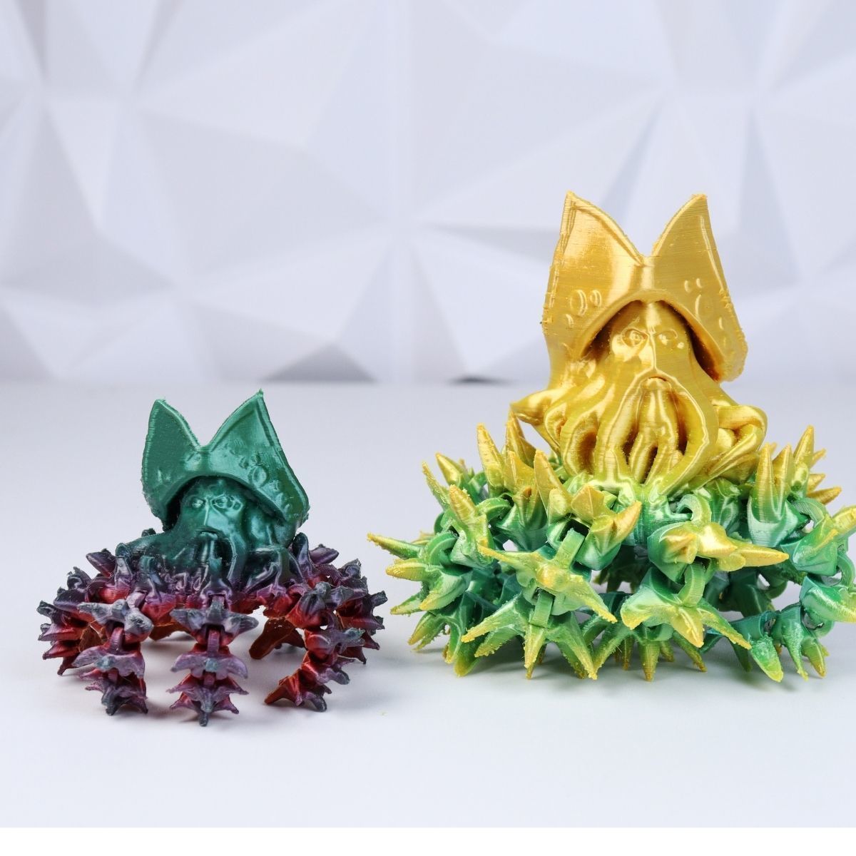 ARTICULATED OCTOPUS DAVY JONES PIRATE FLEXI WIGGLE PET 3D print model_6