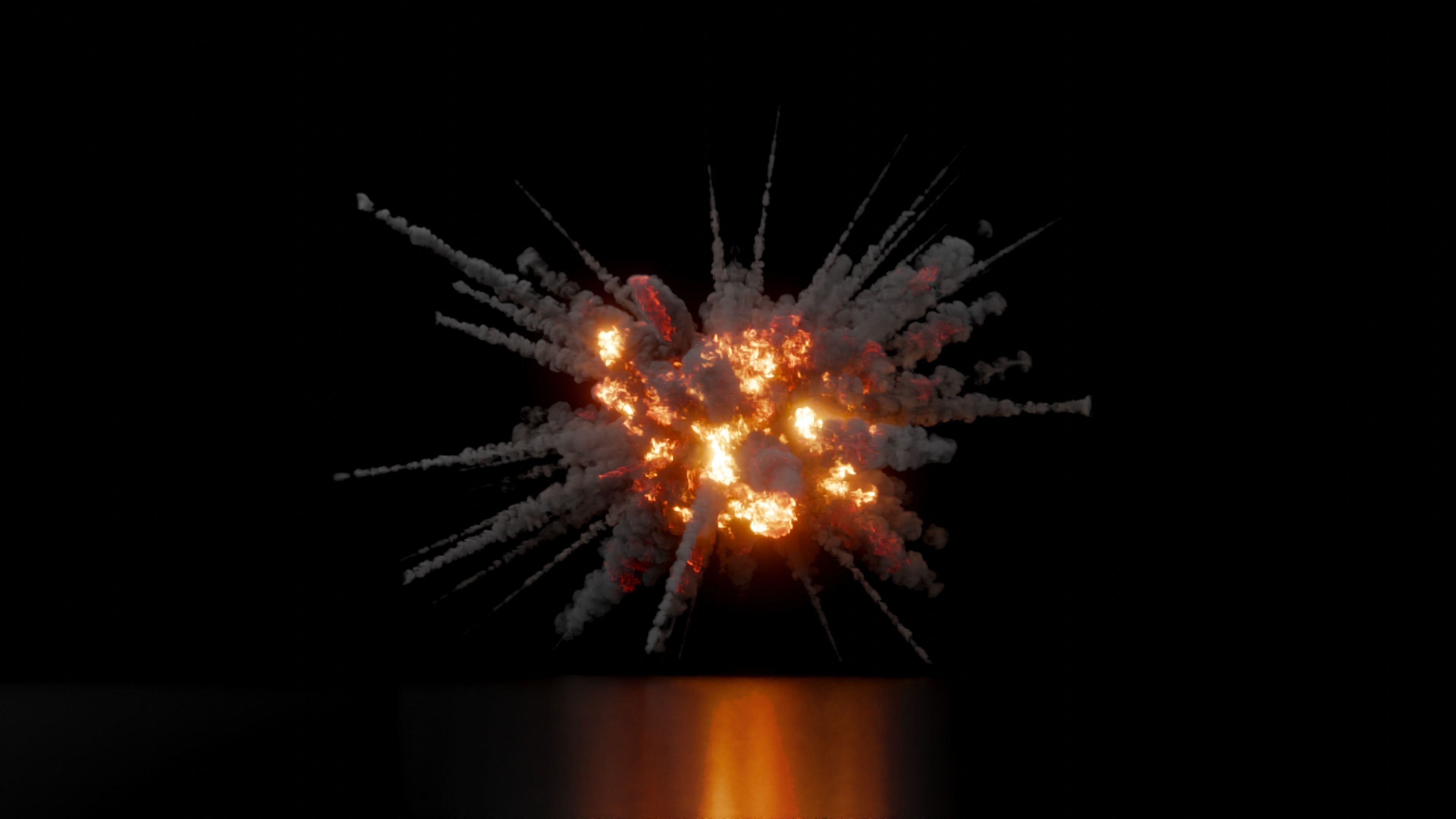 High Resolution Grenade Explosion VDB 3D Model 3D model_10