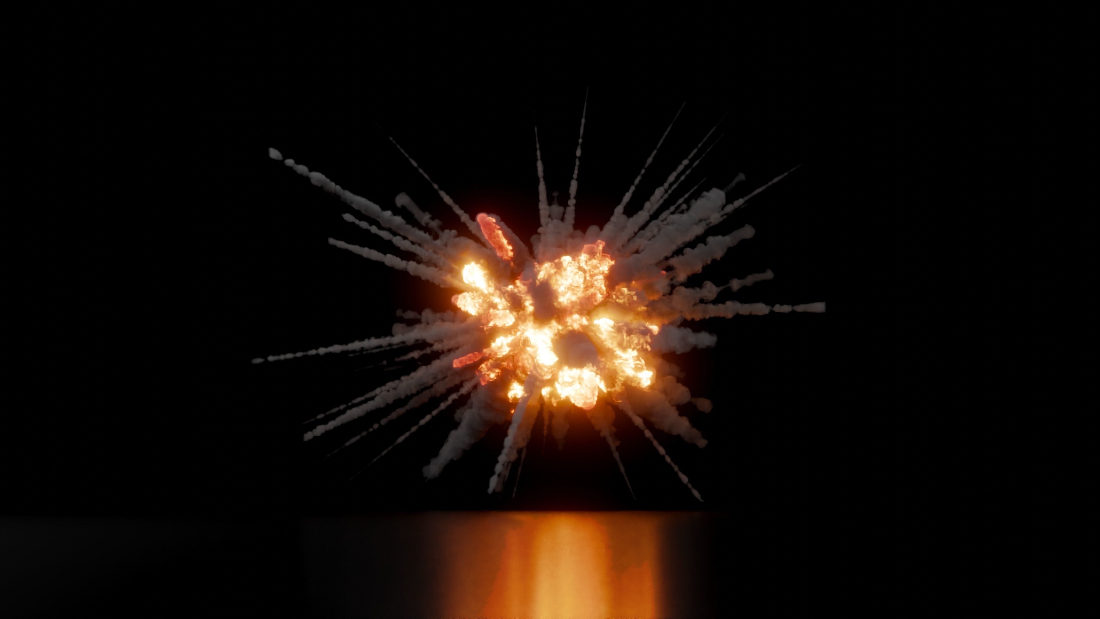 High Resolution Grenade Explosion VDB 3D Model 3D model_9