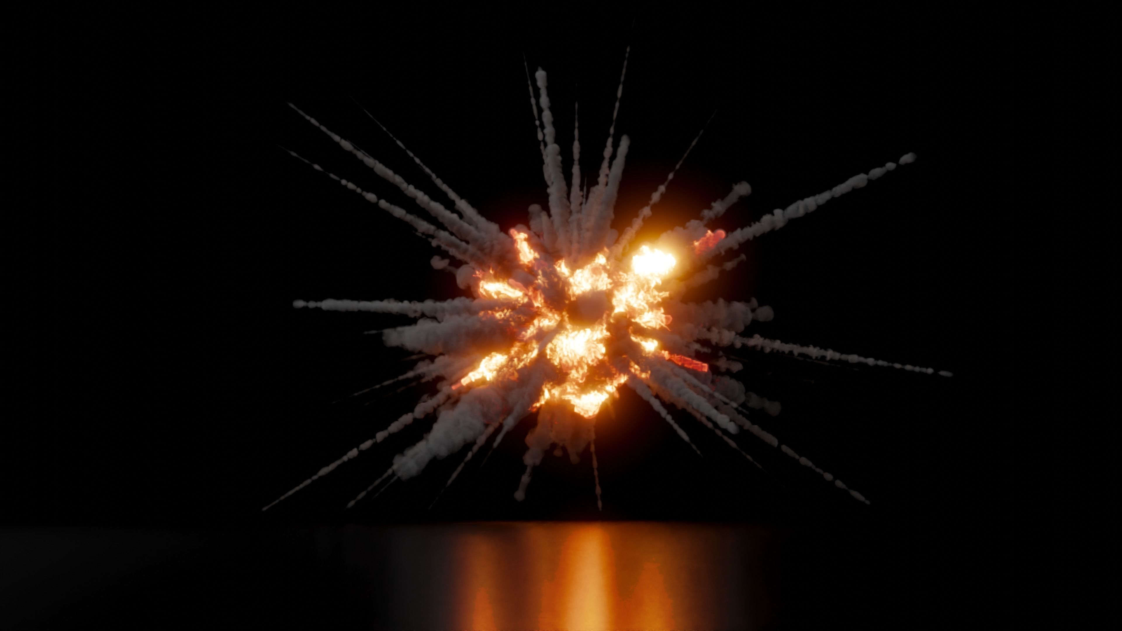 High Resolution Grenade Explosion VDB 3D Model 3D model_11