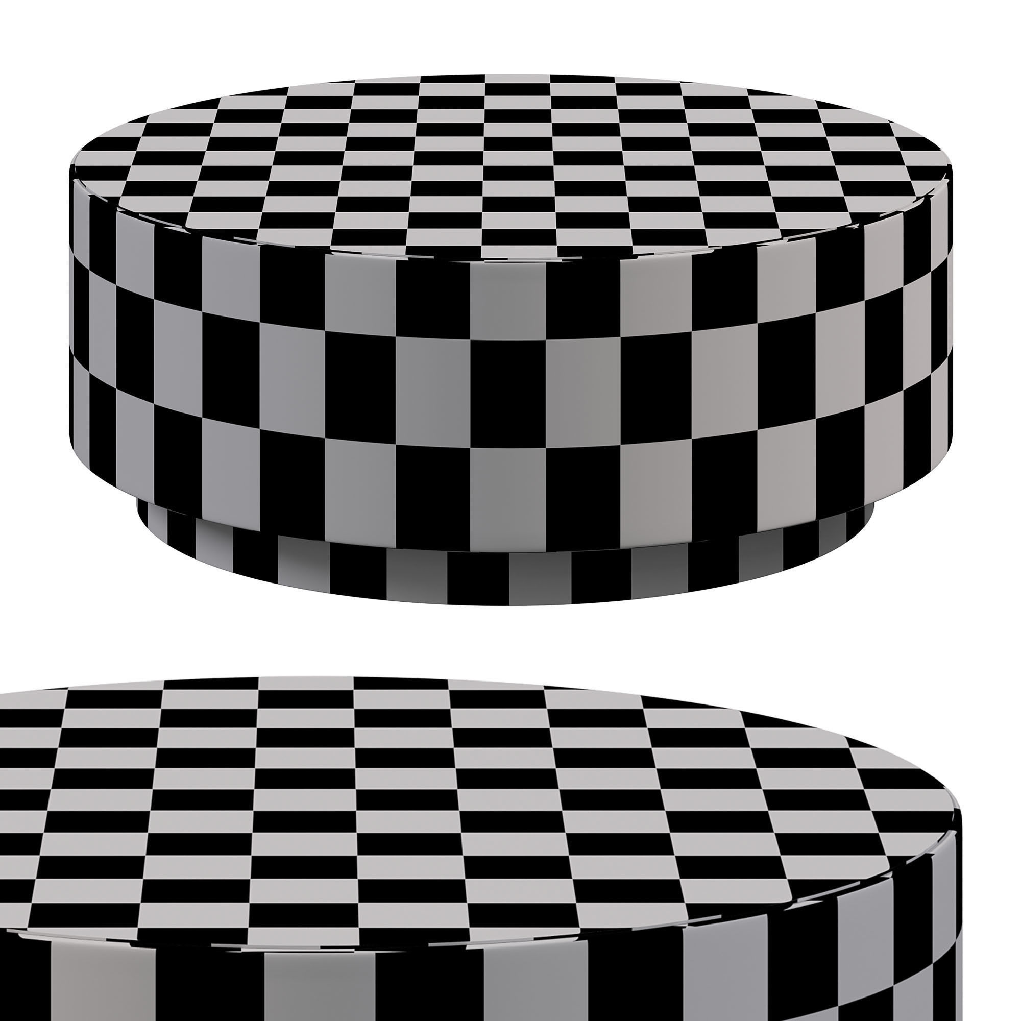 GOLD COFFEE TABLE by Laskasas 3D model_4