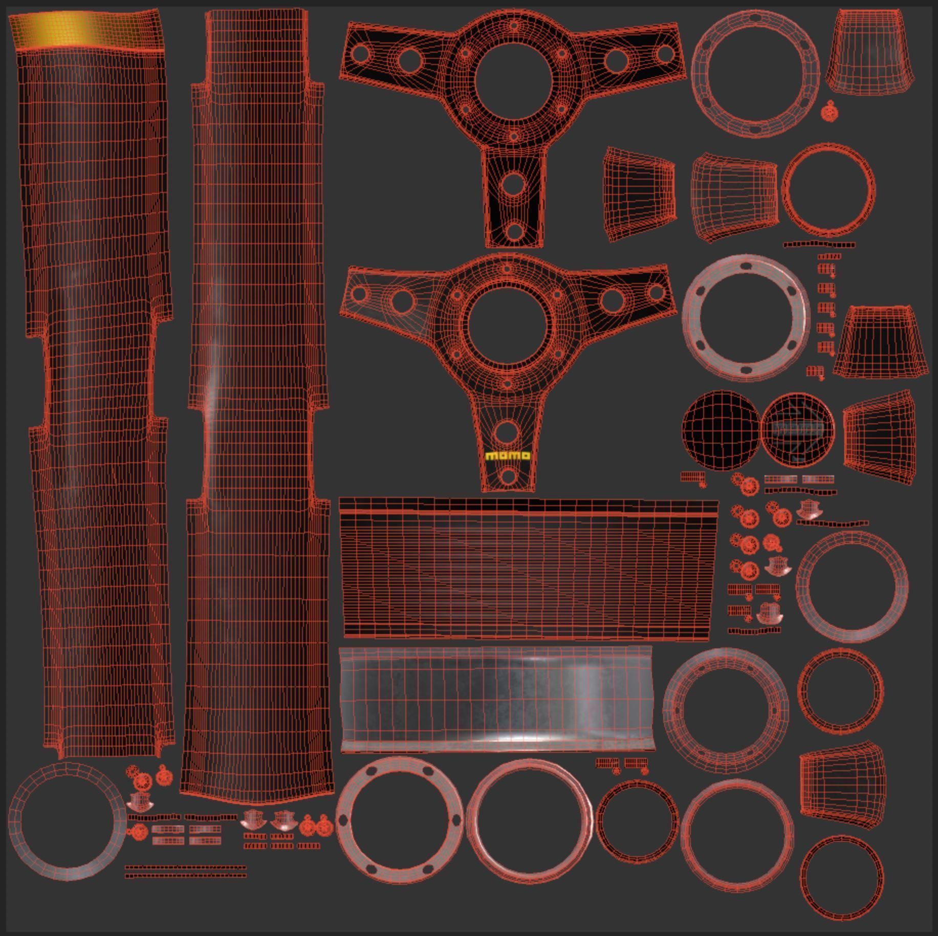 MOMO Mod 07 Low-poly 3D model_17