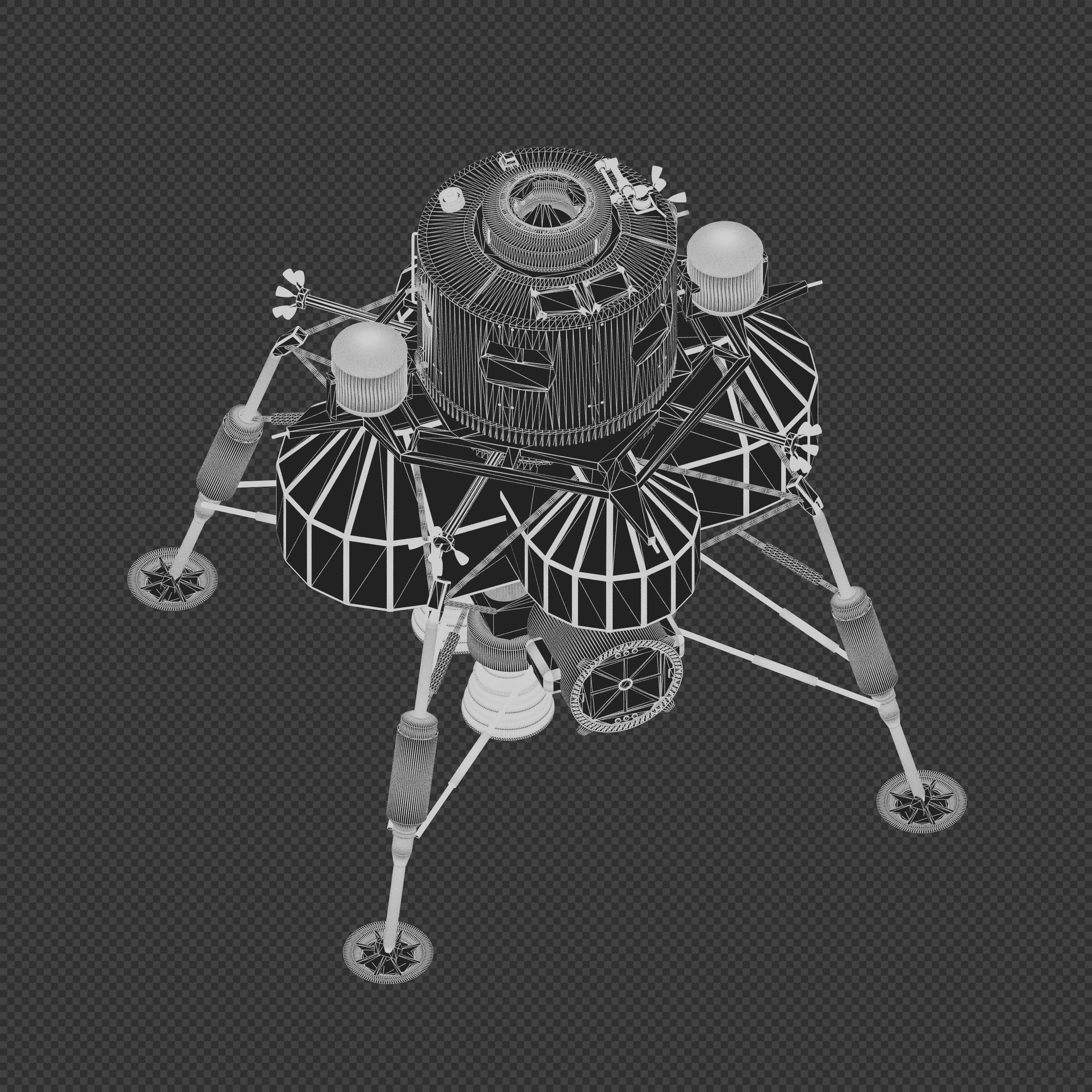 Eagle Engineering Lunar Lander 3D model_6
