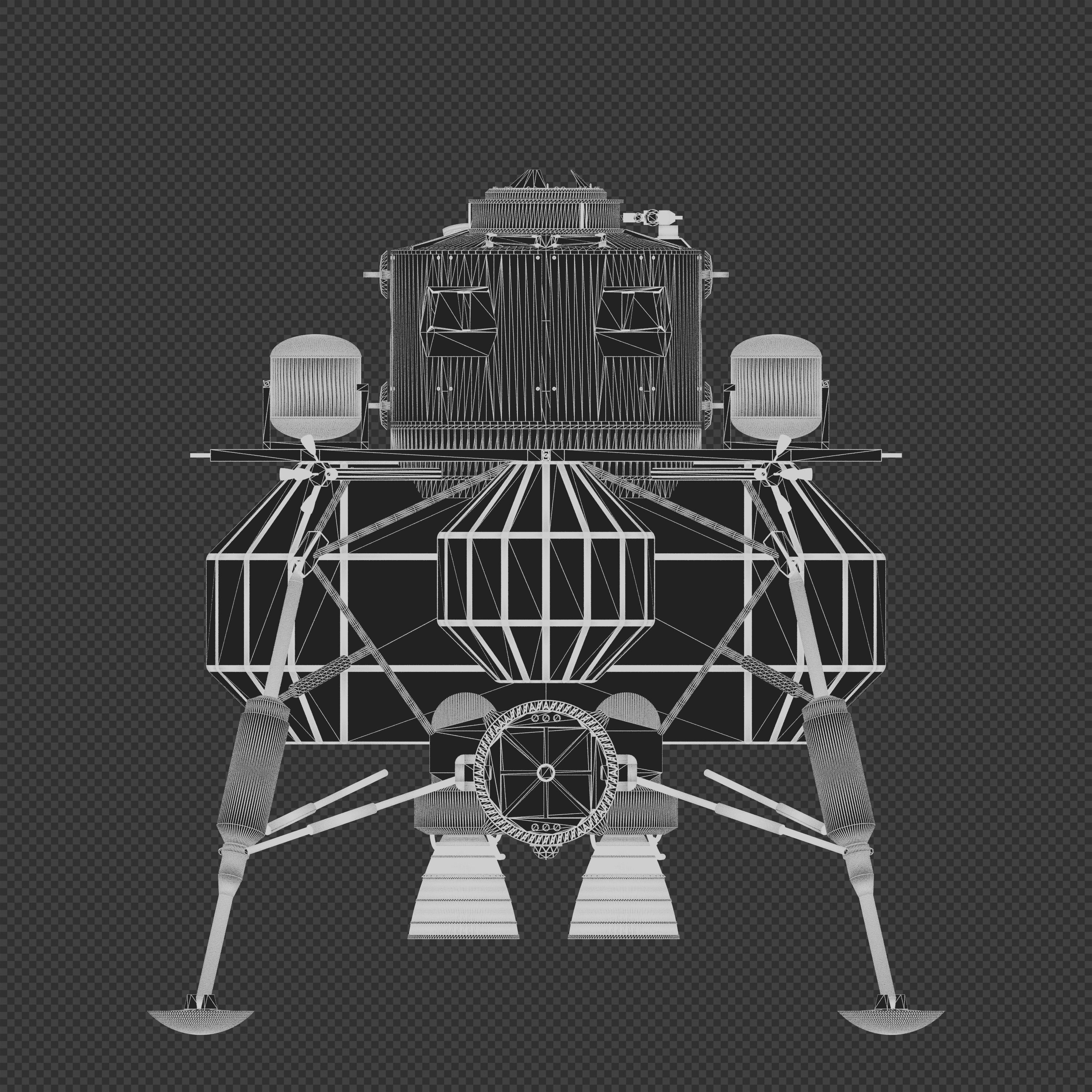 Eagle Engineering Lunar Lander 3D model_7