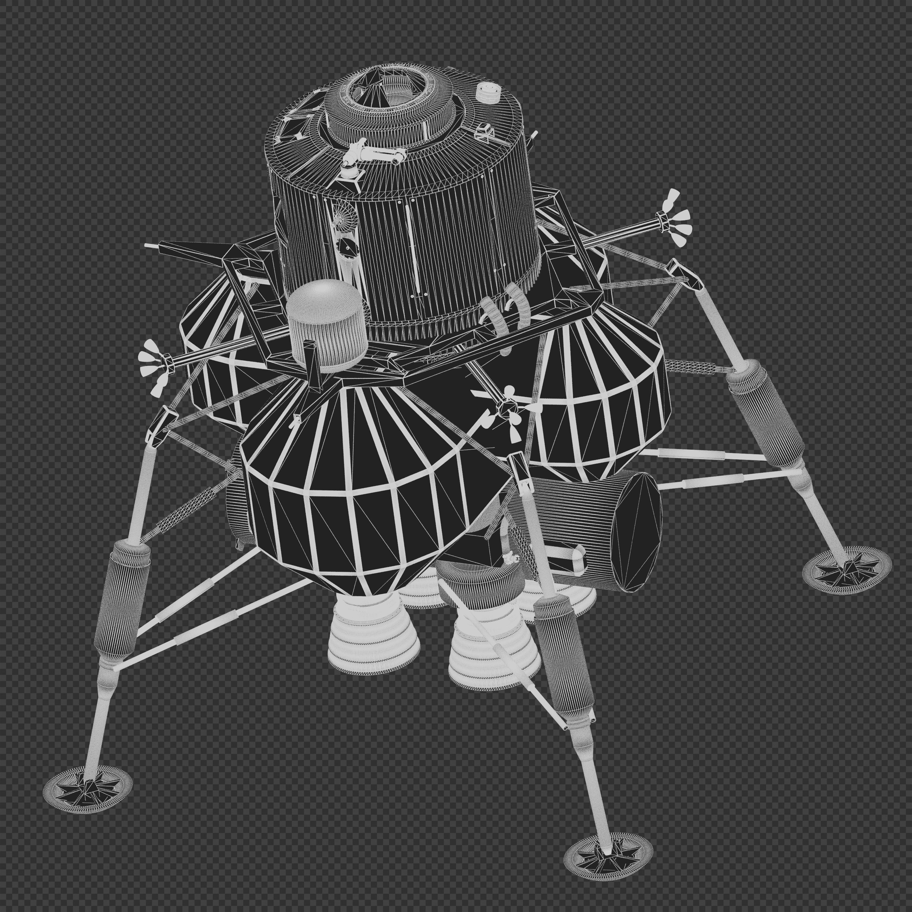 Eagle Engineering Lunar Lander 3D model_9
