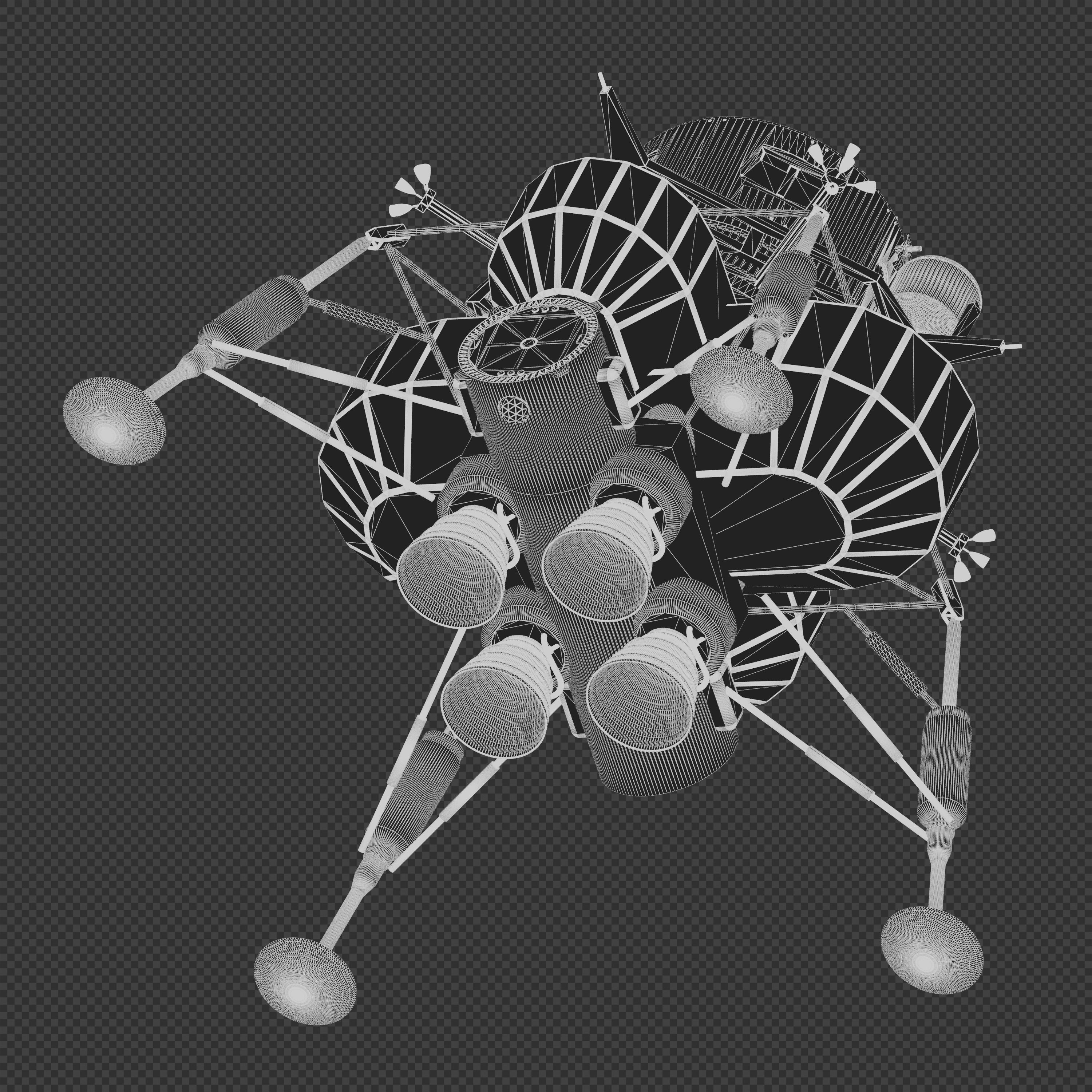 Eagle Engineering Lunar Lander 3D model_11