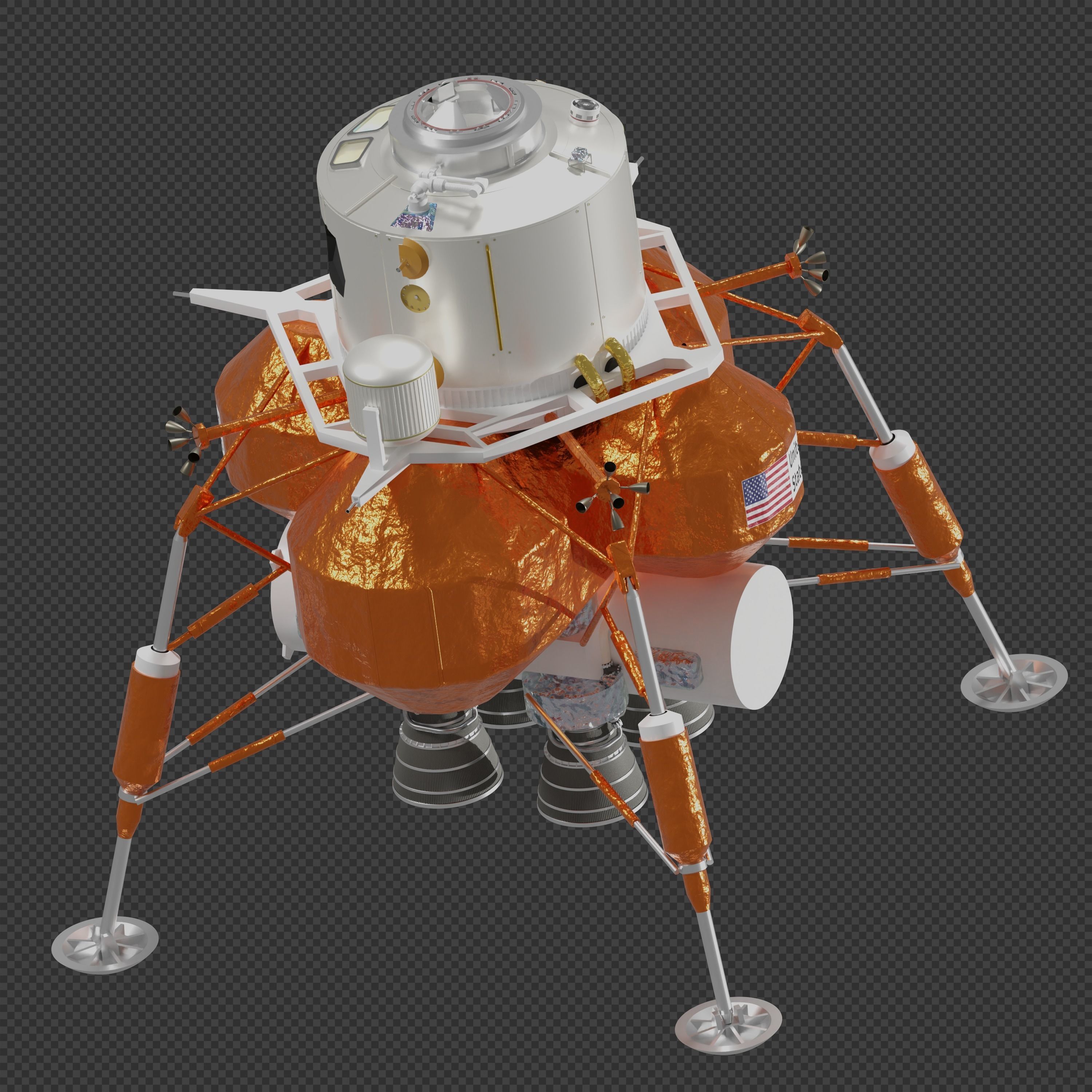 Eagle Engineering Lunar Lander 3D model_3
