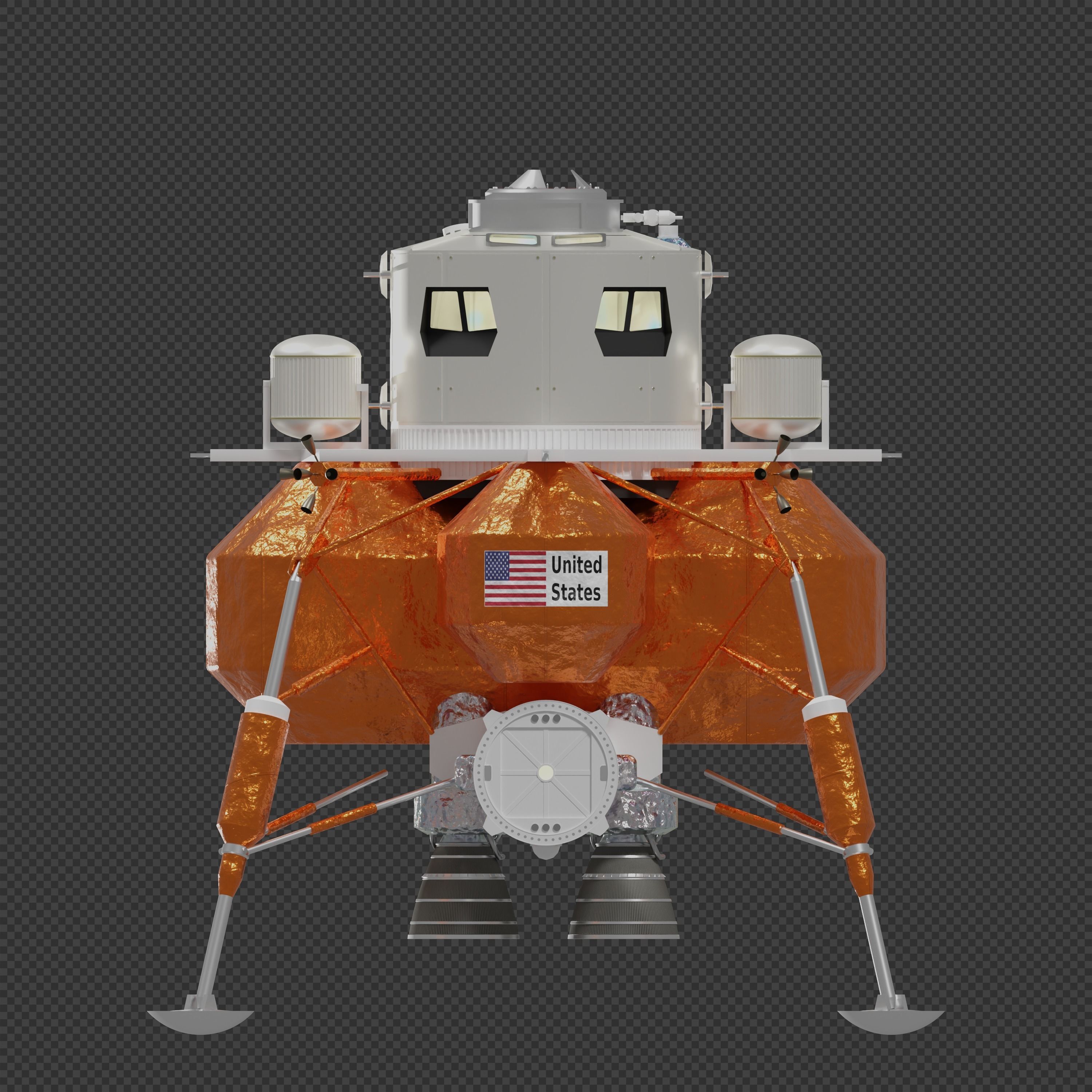 Eagle Engineering Lunar Lander 3D model_1