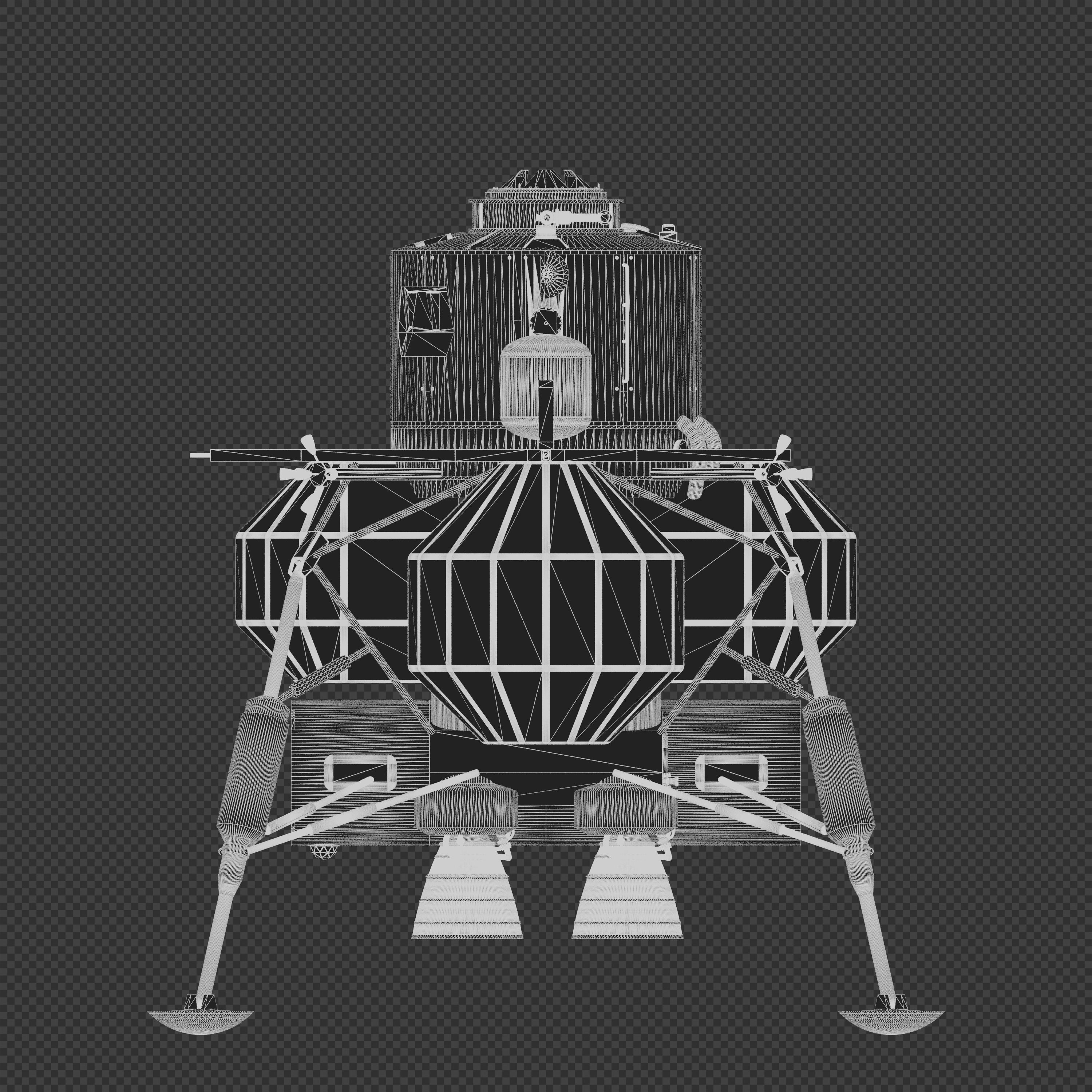 Eagle Engineering Lunar Lander 3D model_8