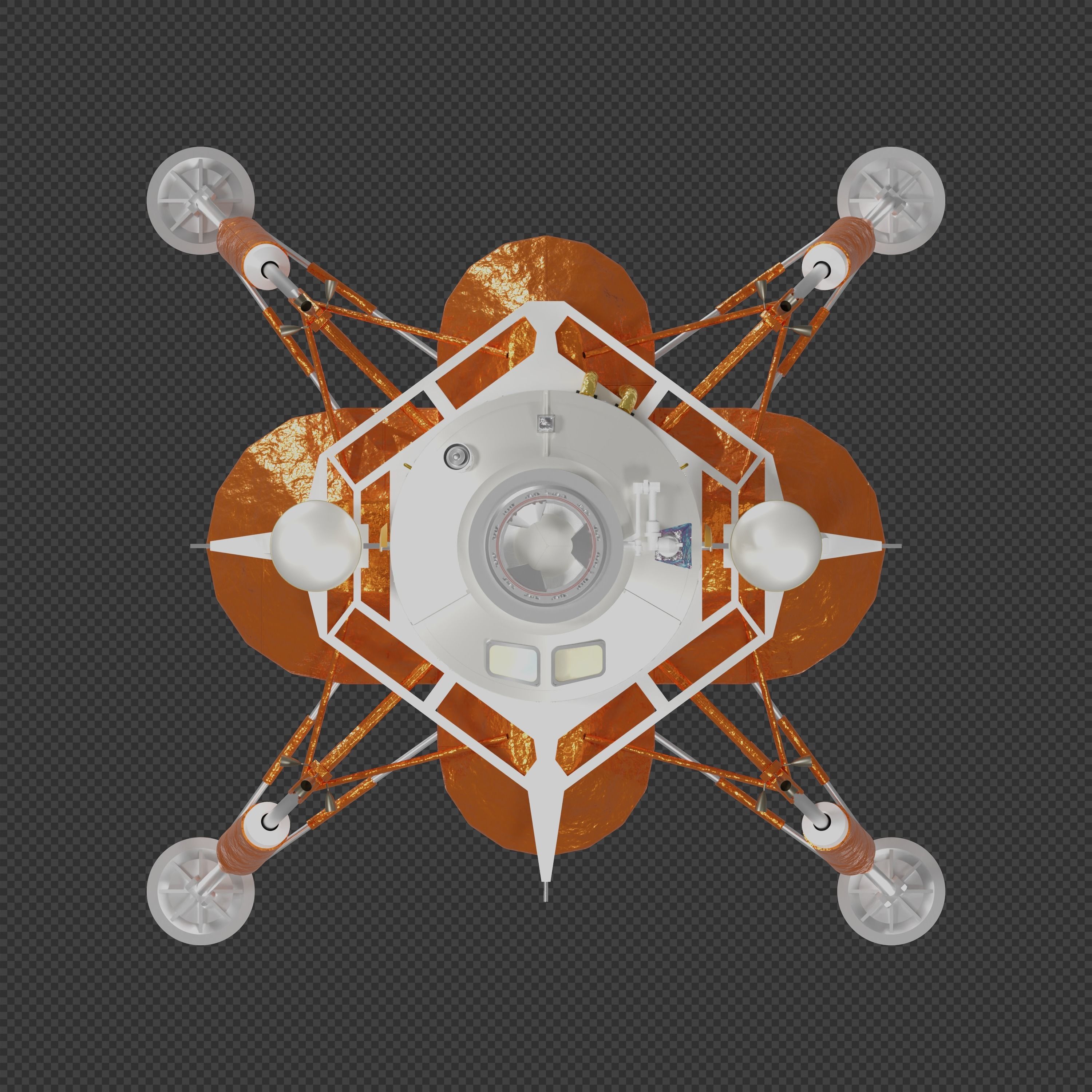 Eagle Engineering Lunar Lander 3D model_4