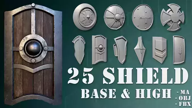 25 Shield Base and High 