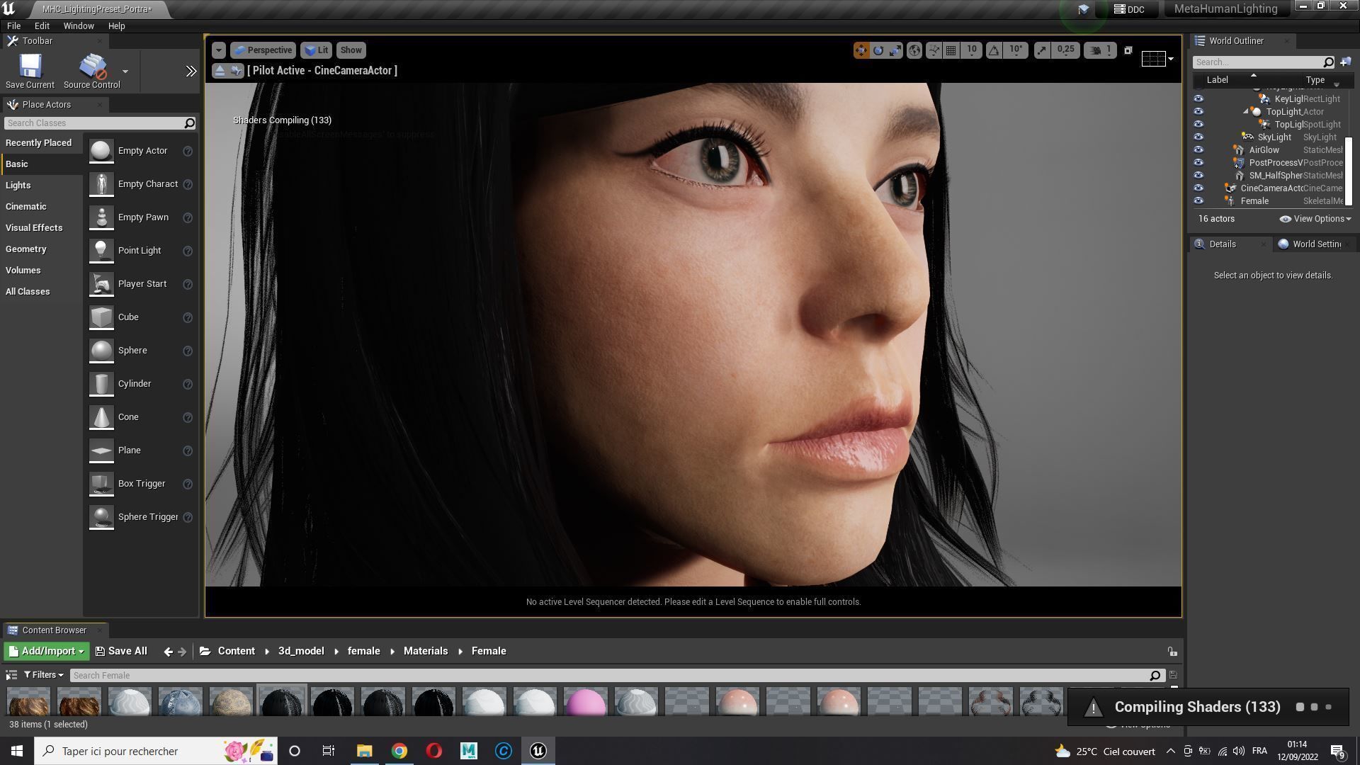 Realistic Female korean naked Low-poly 3D model_15