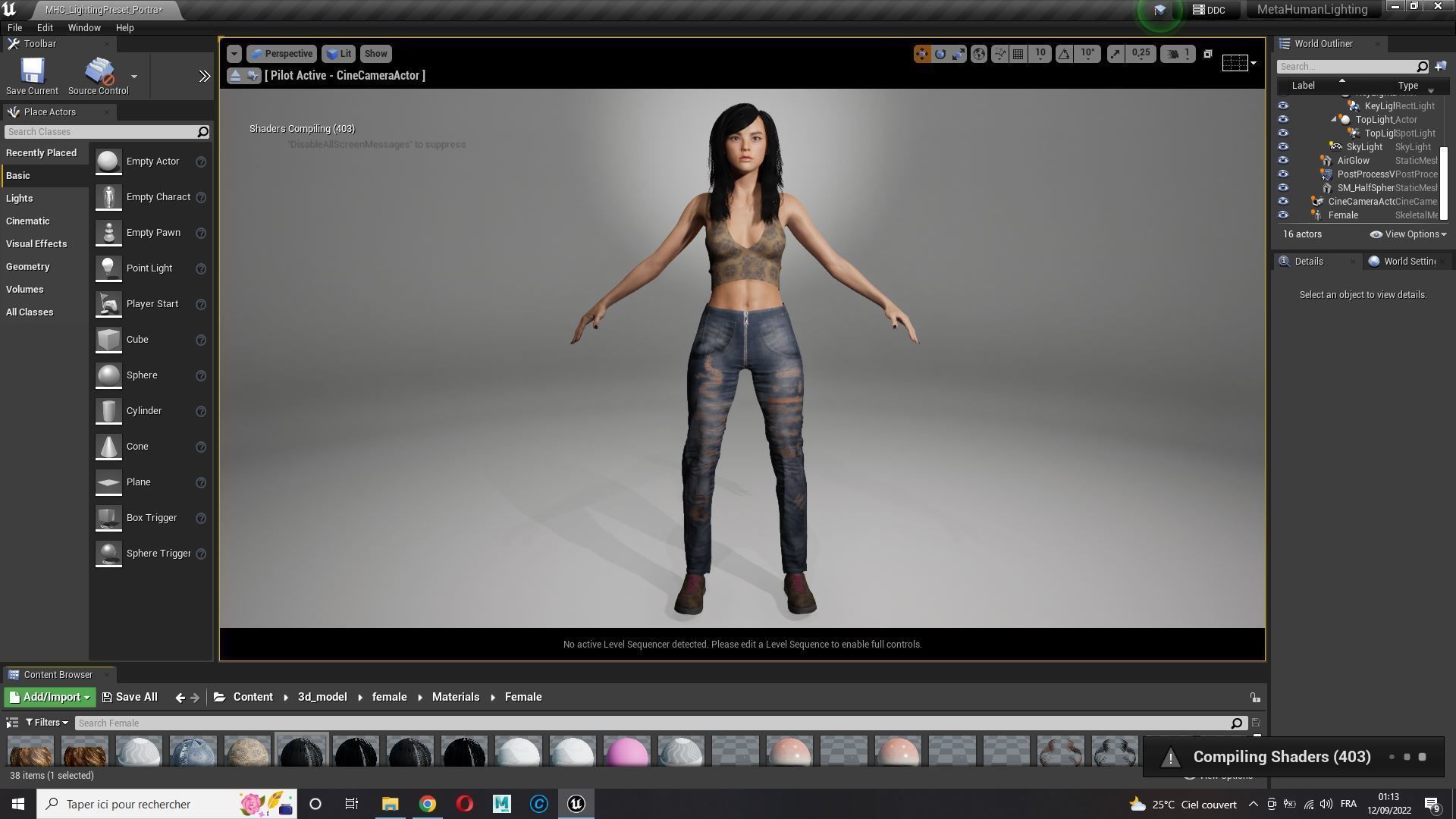 Realistic Female korean naked Low-poly 3D model_14