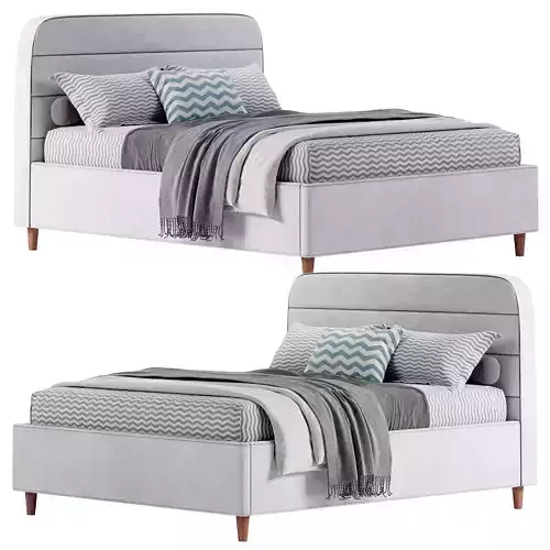 Scandi bed by salon nevesomost 3D model