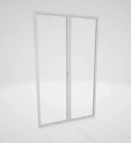 window aluminium sliding patio door Free 3D model