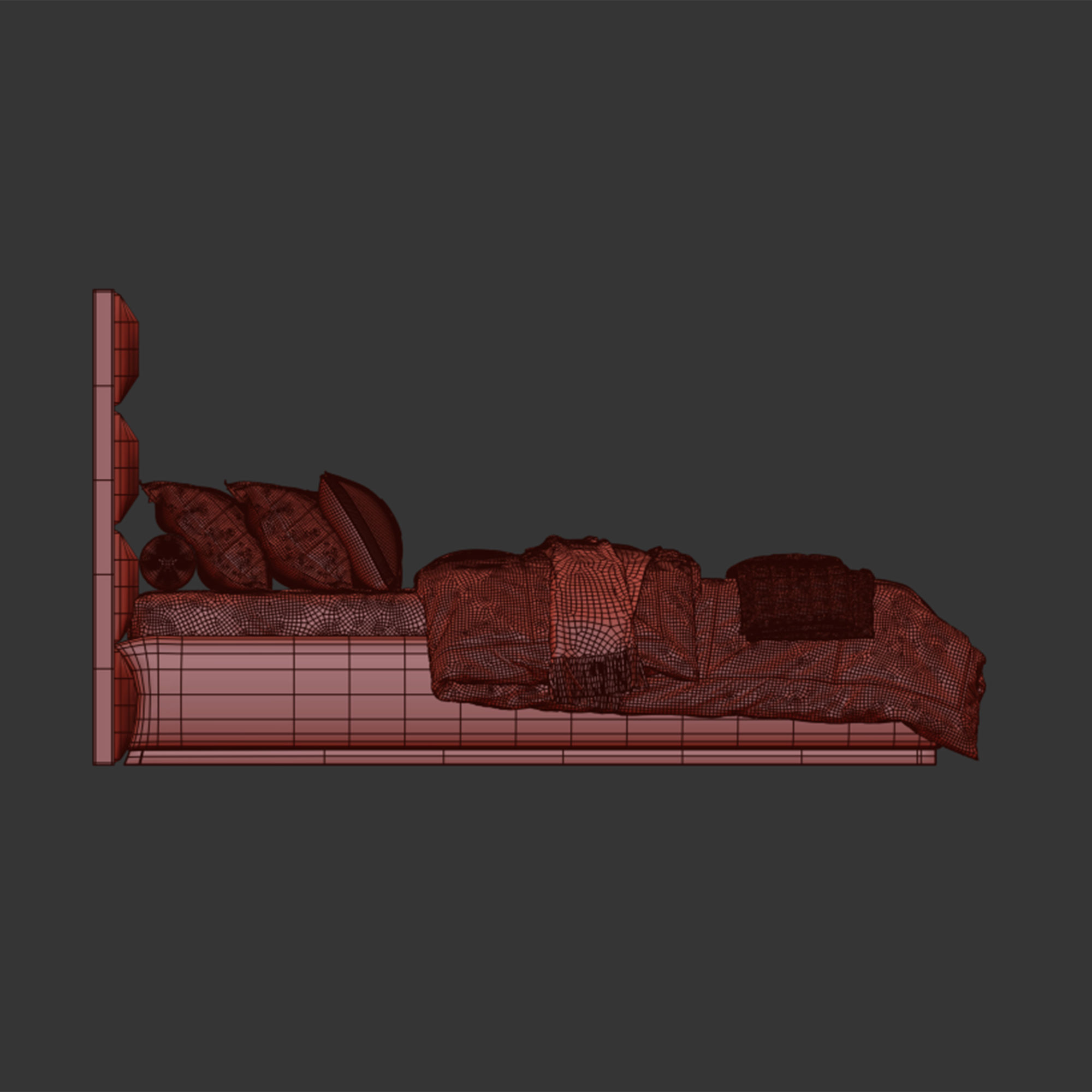 Carina Bed 3D model_7