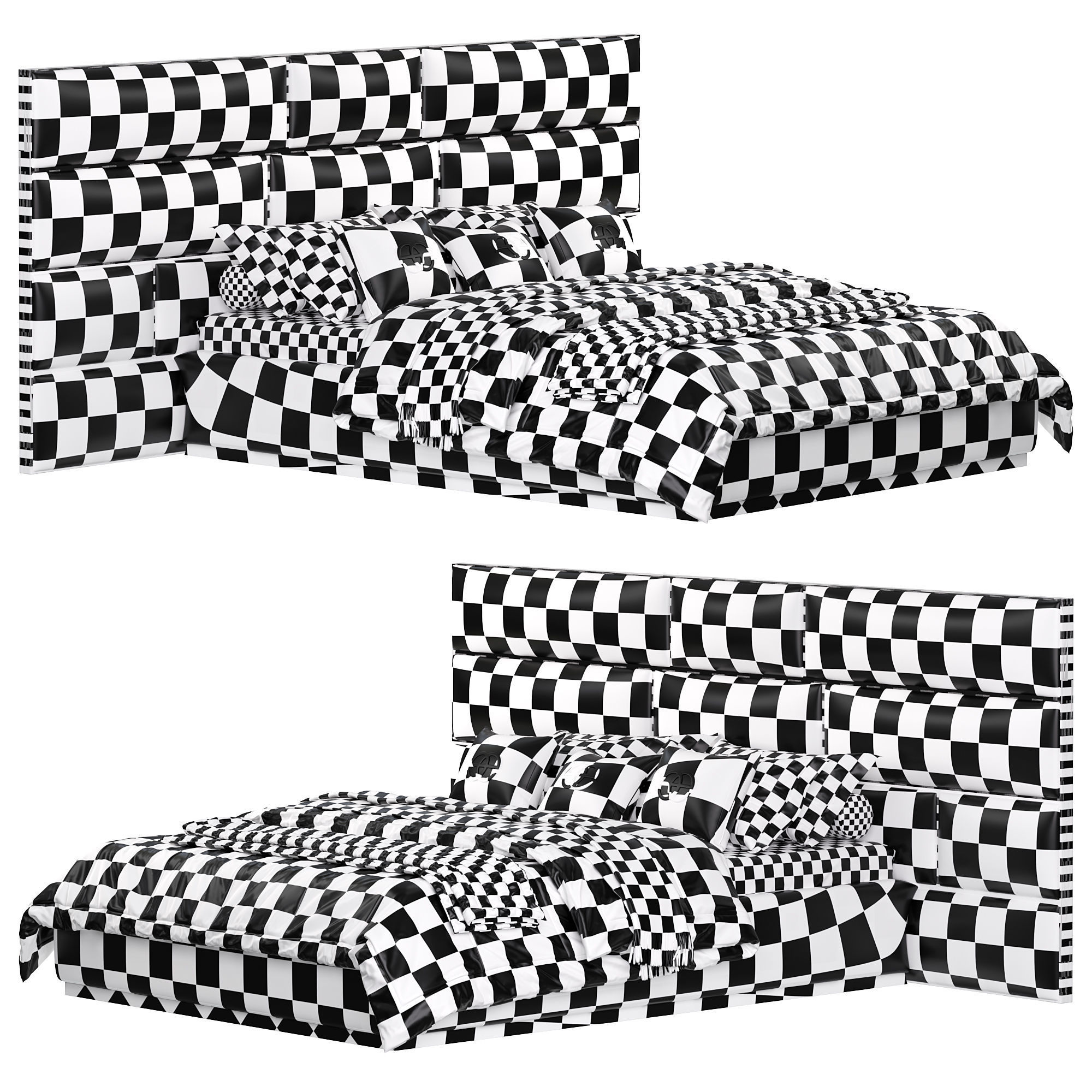 Carina Bed 3D model_4