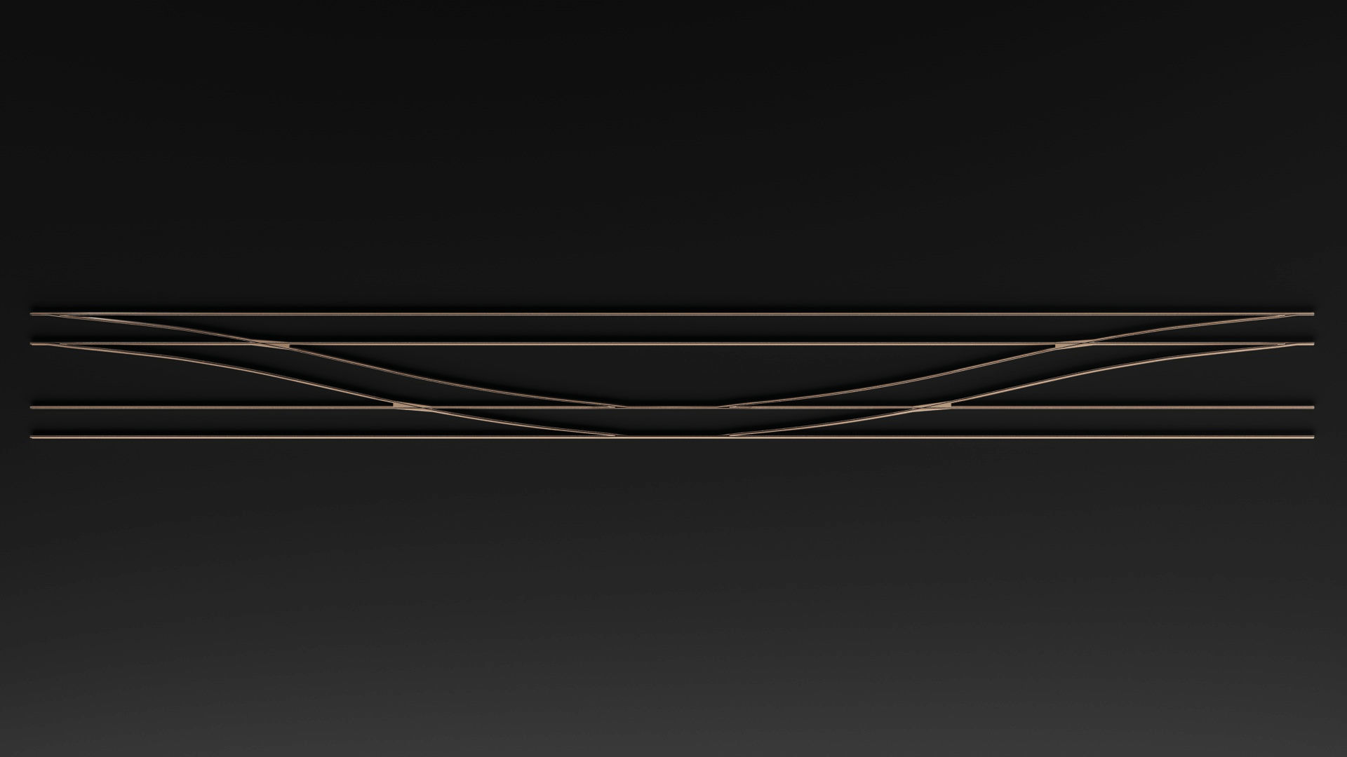 Collection of Tram Rails Elements 3D model_19