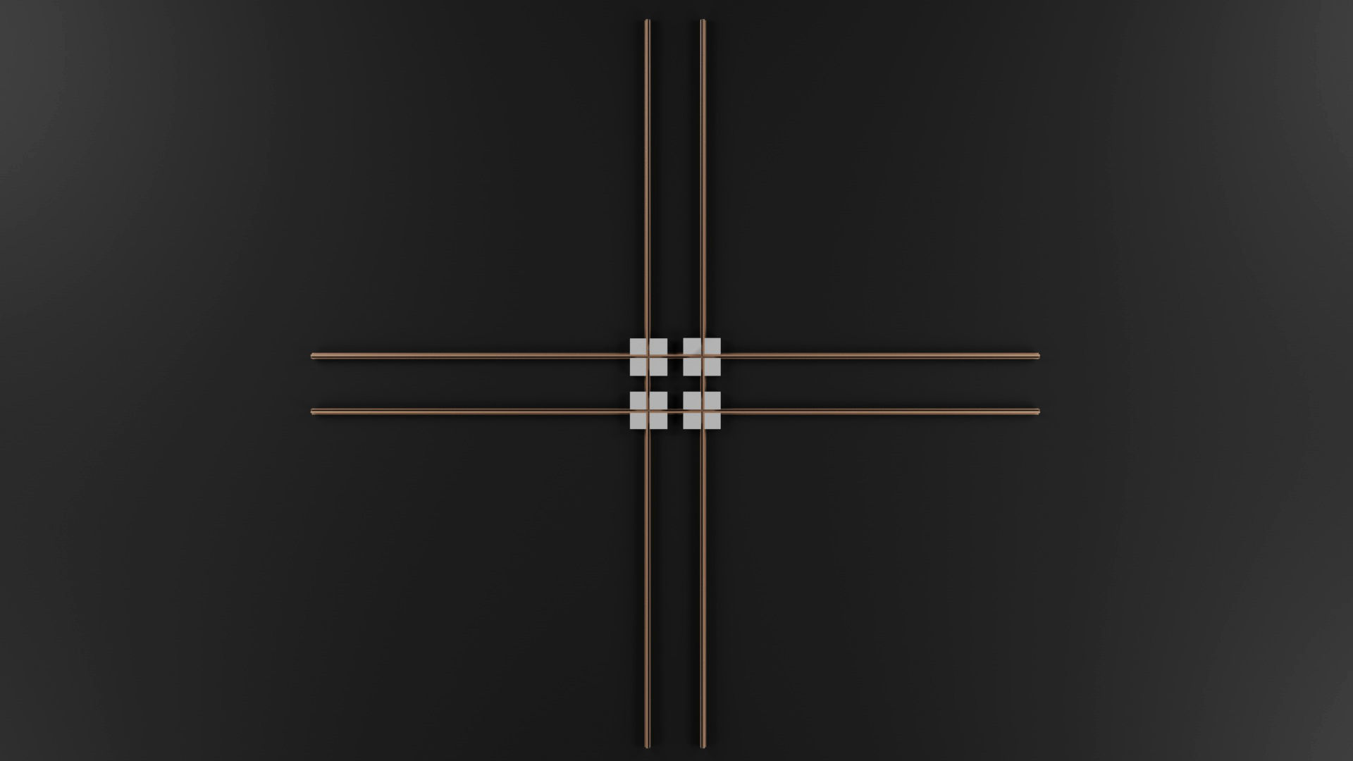 Collection of Tram Rails Elements 3D model_2