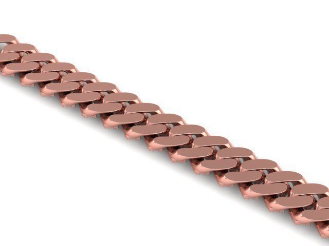 Cuban link - Diamond 3D model_3