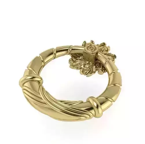 Earrings in the form of a horseshoe on the door Model 1940