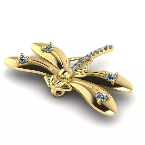 Dragonfly pendant Model 1954 3D print model