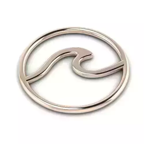 Round Hollow Wave Pendants Model 1951