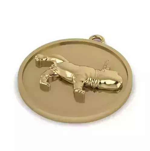 Pendant dog Model 1948 3D print model