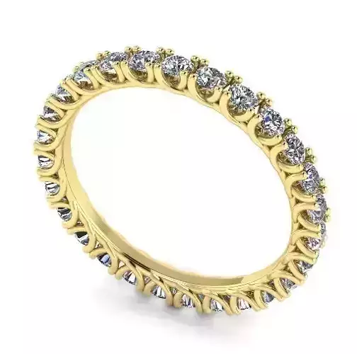 Ring with one row of stones Model 1946