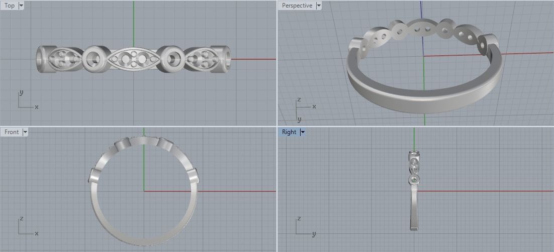 Ring Model 1965 3D print model_5