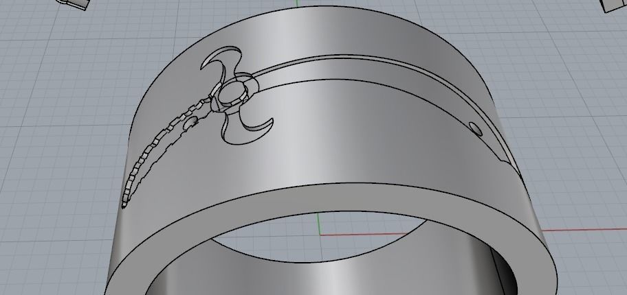 Knife ring Model 1961 3D print model_3