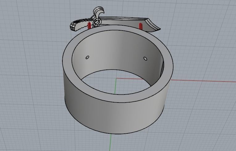Knife ring Model 1961 3D print model_4