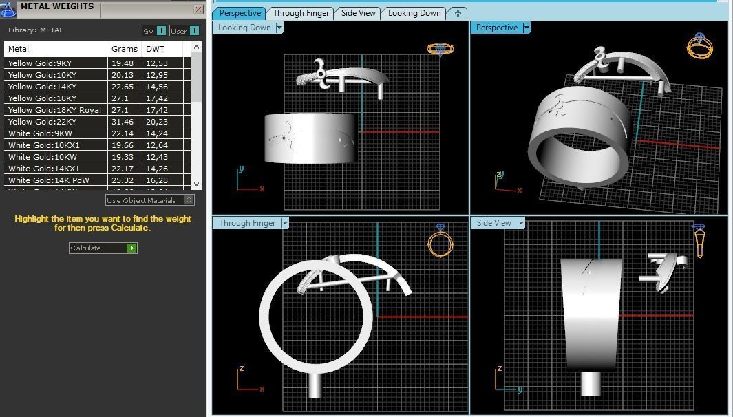Knife ring Model 1961 3D print model_9