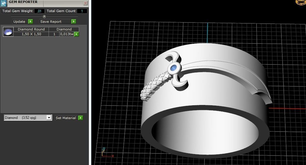 Knife ring Model 1961 3D print model_10