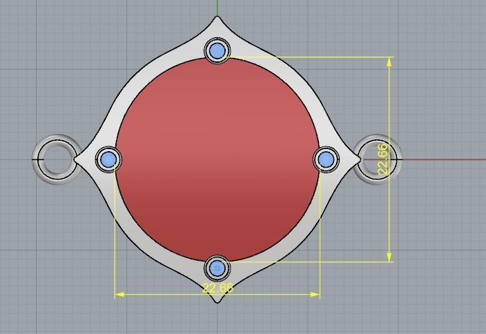 Pendant Model 1960 3D print model_7