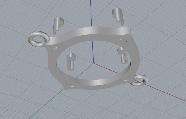 Pendant Model 1960 3D print model_3