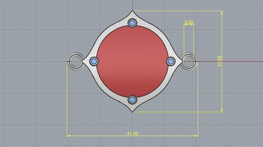 Pendant Model 1960 3D print model_5