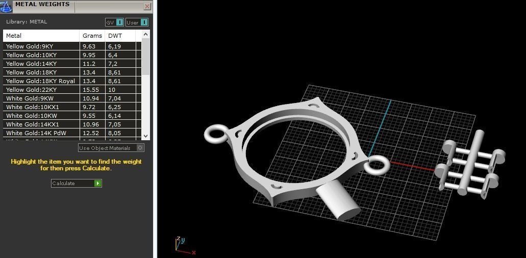 Pendant Model 1960 3D print model_8