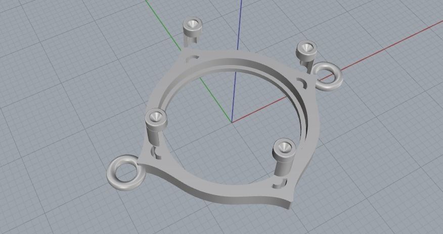 Pendant Model 1960 3D print model_2