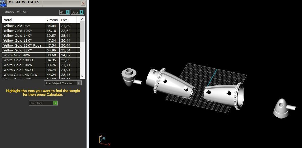 Pendant Model 1970 3D print model_6
