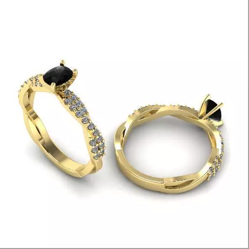 Womens ring Model 1985 3D print model
