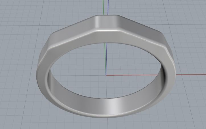 Ring Model 1983 3D print model_2